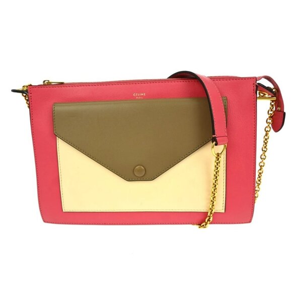 Celine Handbags - Celine Tricolore Chain Shoulder Bag S.CU.1164 NQ02720 BNN05